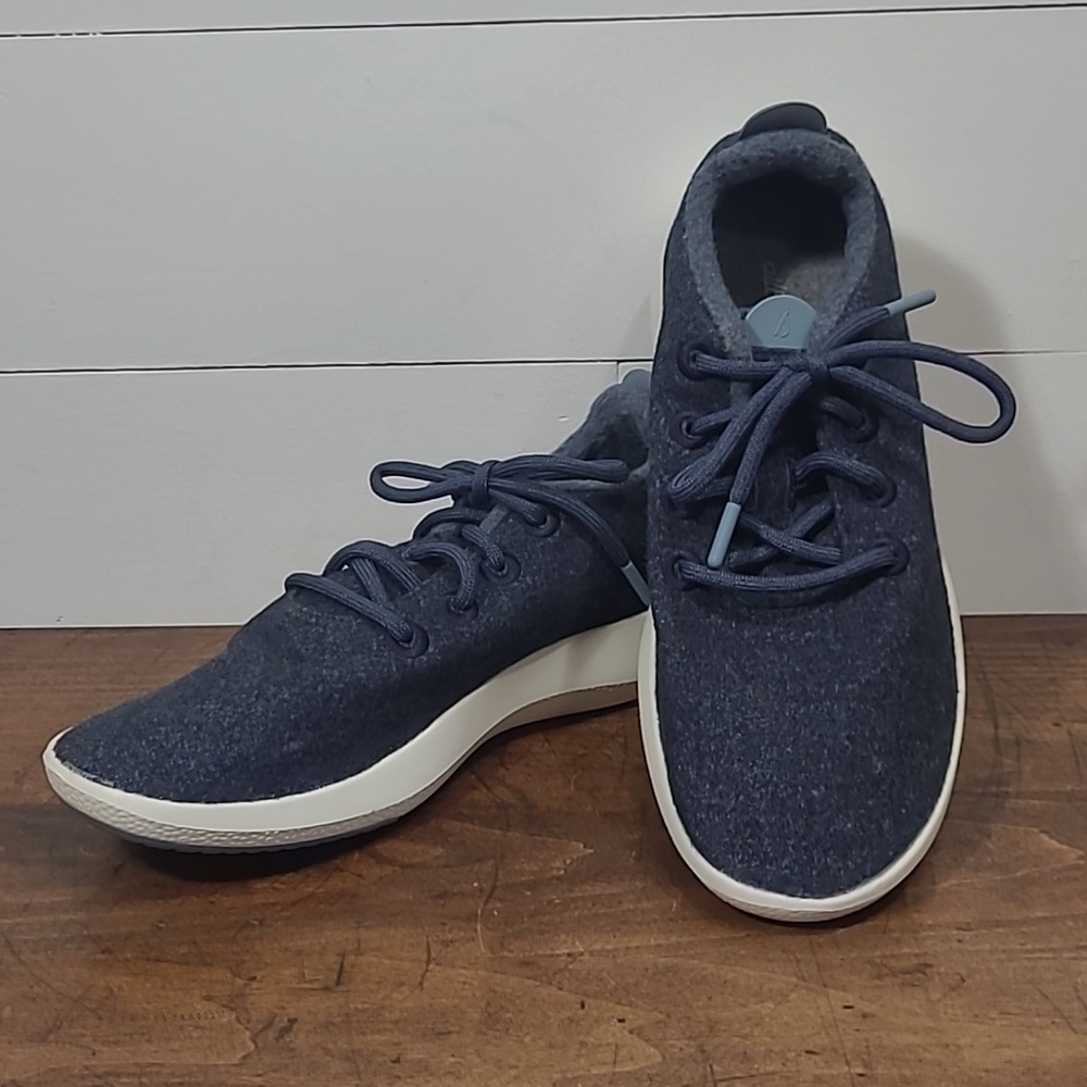 EUC allbirds Navy Blue Wool Runners Athletic Shoes Running Shoes Men's sz 10